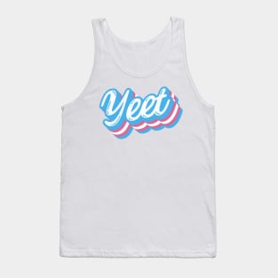 Yeet Trans Pride Transgender Flag Tank Top